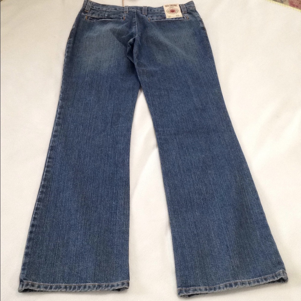 NEW Women Jeans 24 Reg Distressed Denim Vintage Fit Old Style Red Engine USAmade - Picture 6 of 10